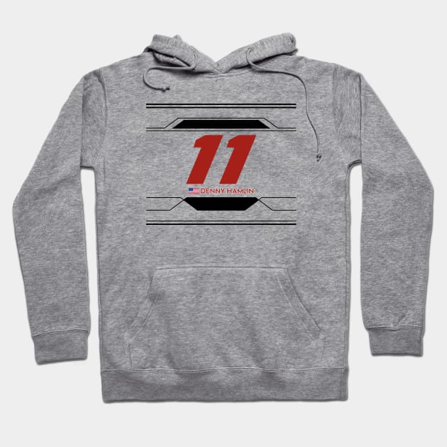 Denny Hamlin #11 2023 NASCAR Design Hoodie by AR Designs 